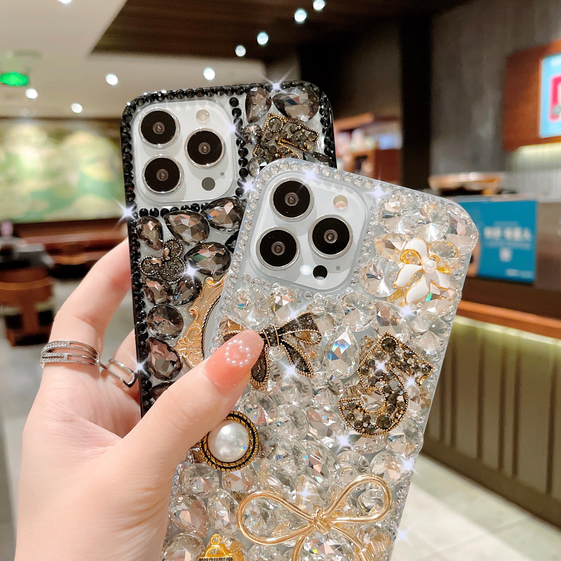Women's Rhinestone Cover Luxury All-inclusive Protective Case - Image 8
