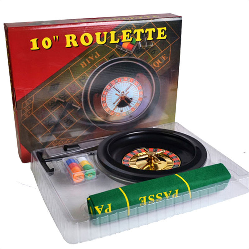 Title 2, Roulette Set Game 10 Inches Including Tablecloth