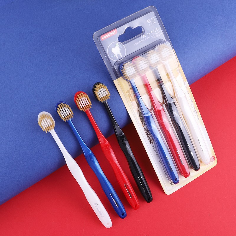 Ultra-fine Soft Bristle Wide Head 48 Holes Cleaning Teeth Protecting Brush Family Set