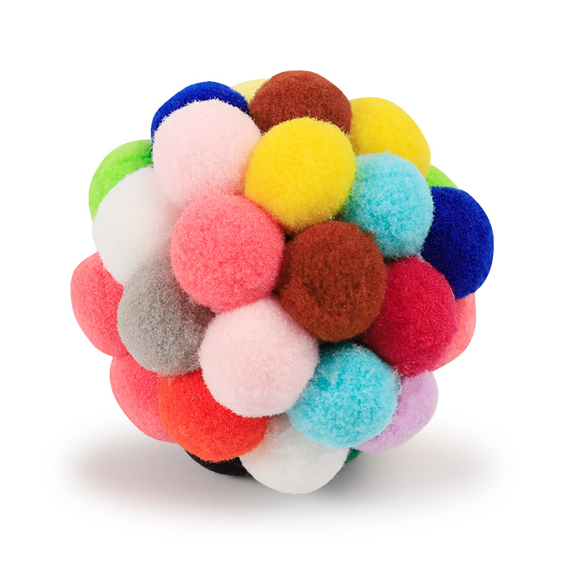 Pet Toy Vocal Ball Colorful Plush - Image 9
