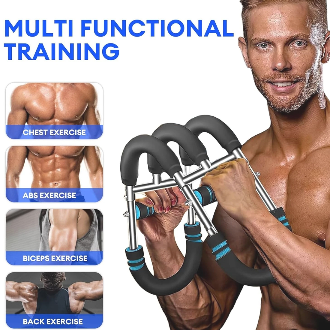 Shaker Twister Arm Trainer Workout Equipment Adjustable Chest Expander-Exerciser — image 4