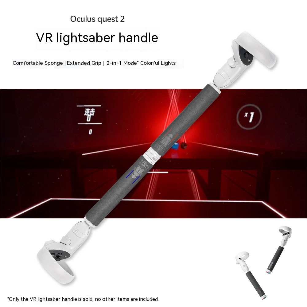 Controller Double Handle Stick Lengthened Cool Rhythm Light Sword Handle