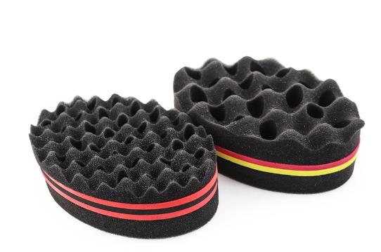 Black Curly Hair Oval Memory Spong Mop