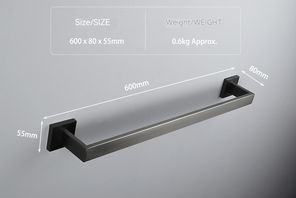 Title 8, Stainless Steel Towel Rack Bathroom Hardware Pe...