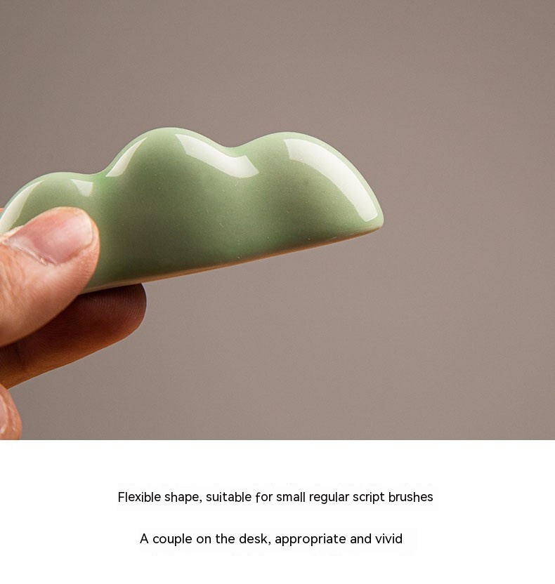 Title 4, Cloud Celadon China Creative Pen Holder