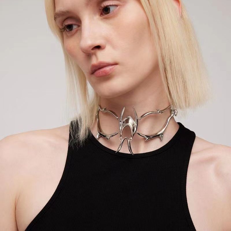 Dual-wear Decorative Streamline Modeling Nose Studs Mask — foto 10