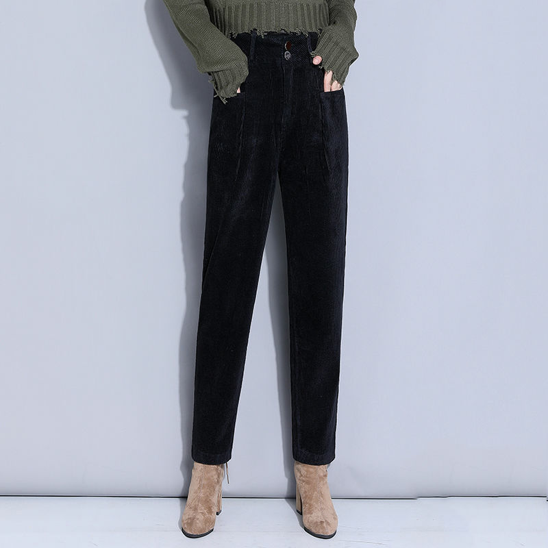 Title 1, Loose Straight Tube Thickened Corduroy Pants Fo...