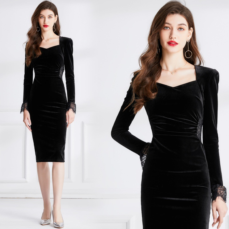 Back Slit Hip Dress, picture 4 of 5