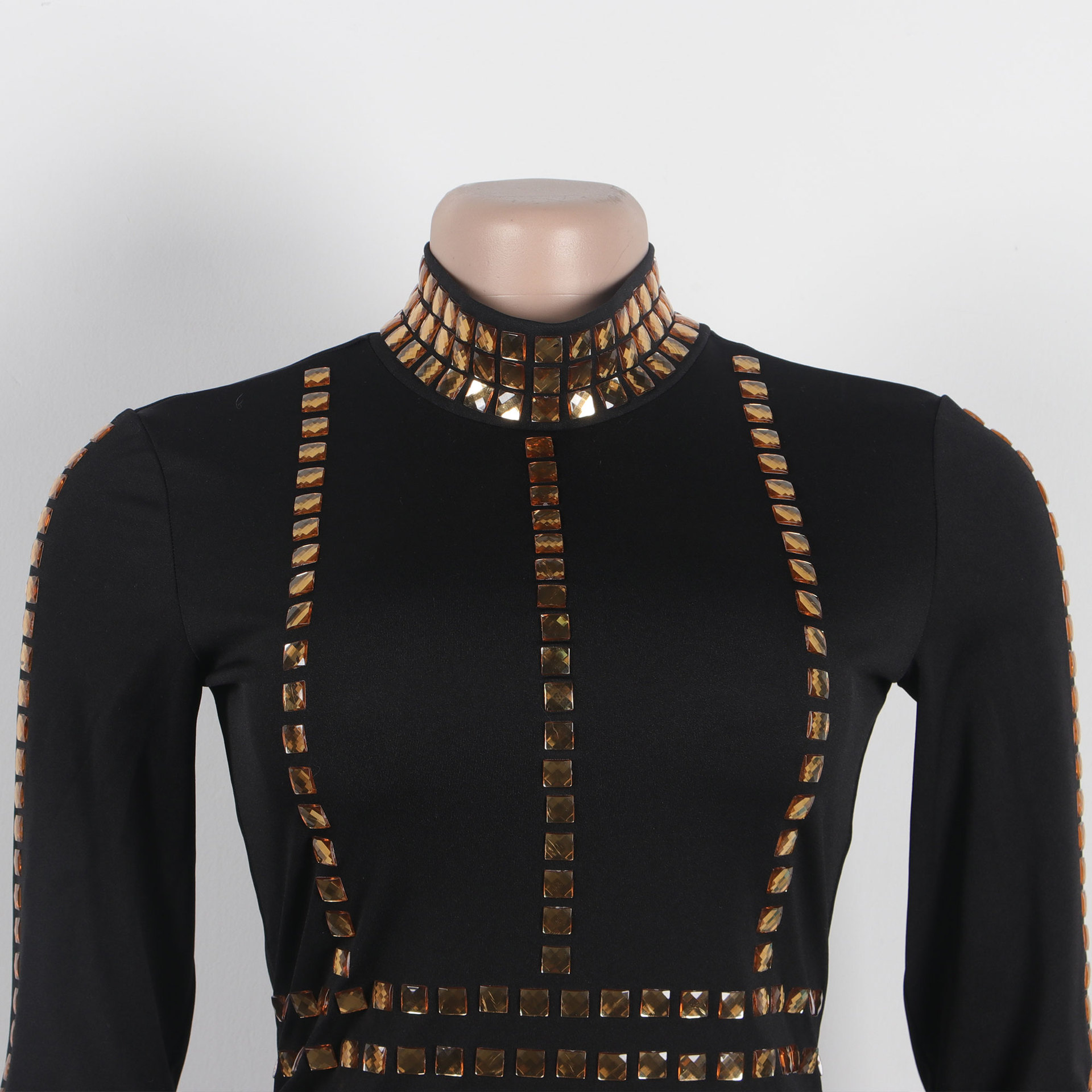 Lady Sexy Slim Fit Rhinestone Stretch Tight Dress