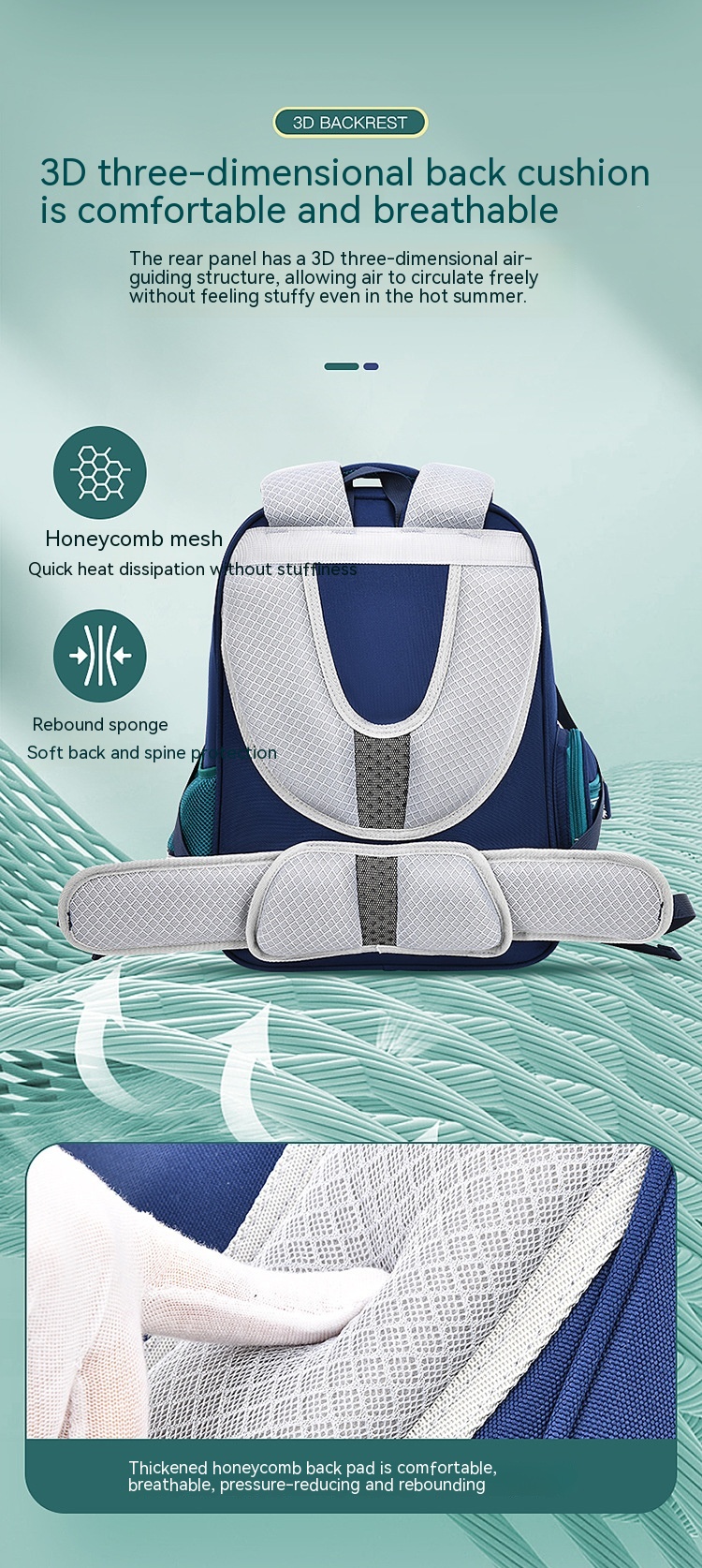 Baby Burden Relief Spine Protection Primary School Student Schoolbag Large Capacity Lightweight Children Backpack — foto 4