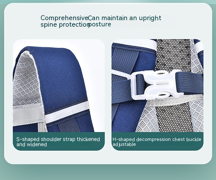 Baby Burden Relief Spine Protection Primary School Student Schoolbag Large Capacity Lightweight Children Backpack — foto 15