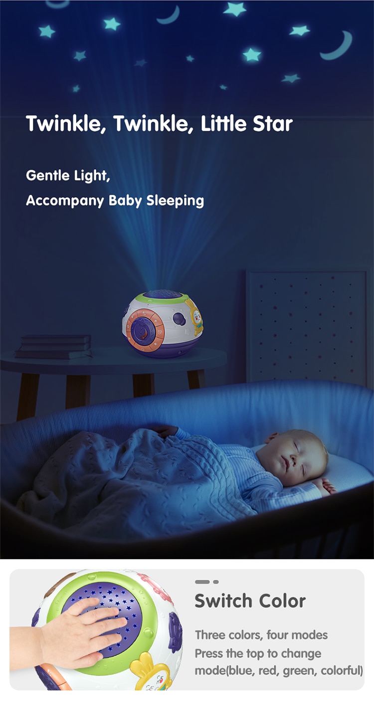 Starry Sky Night Light Projector for Children Sleep Soundly Under the Stars BleuRibbon