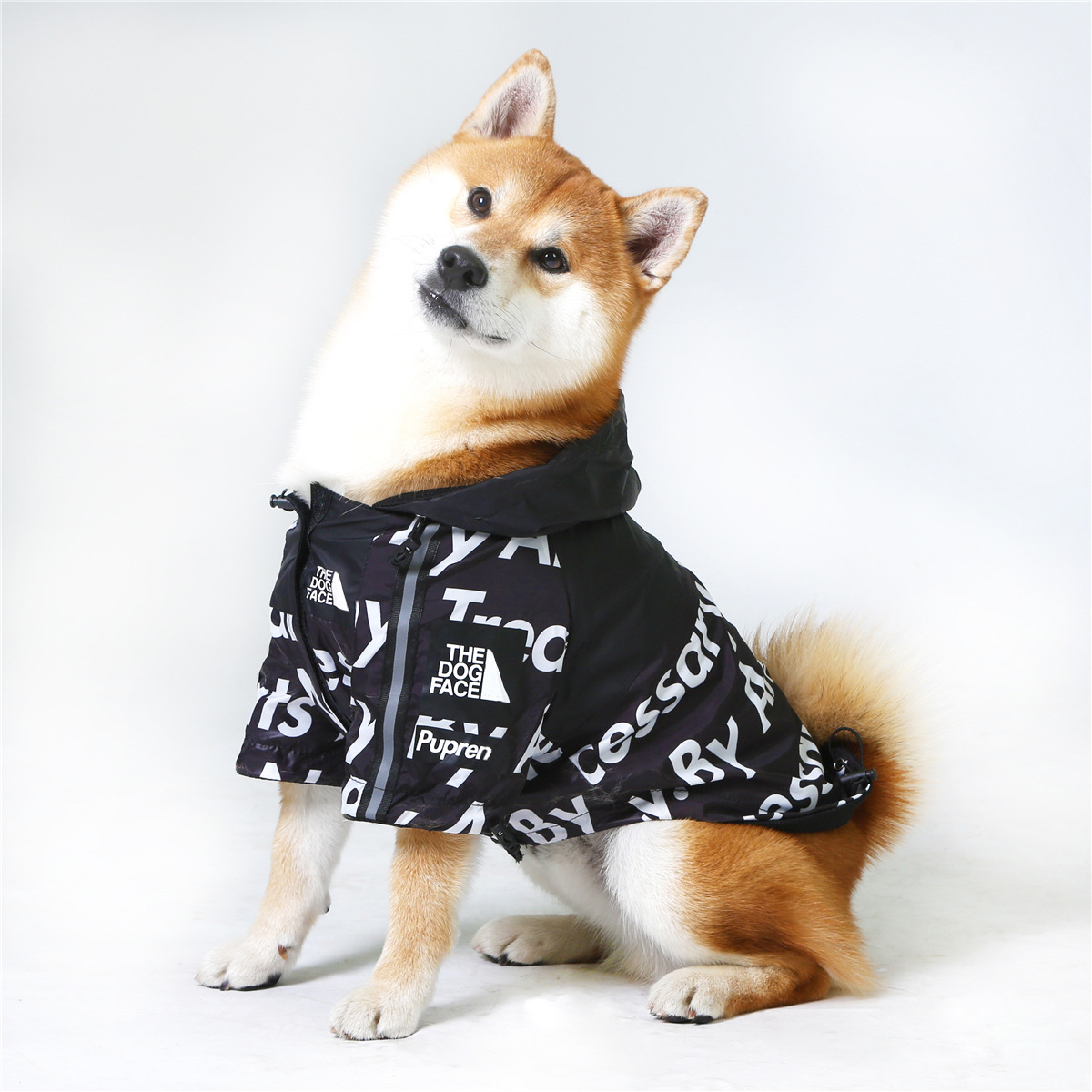 Title 3, Windproof And Rainproof Dog Clothes Large Dog R...