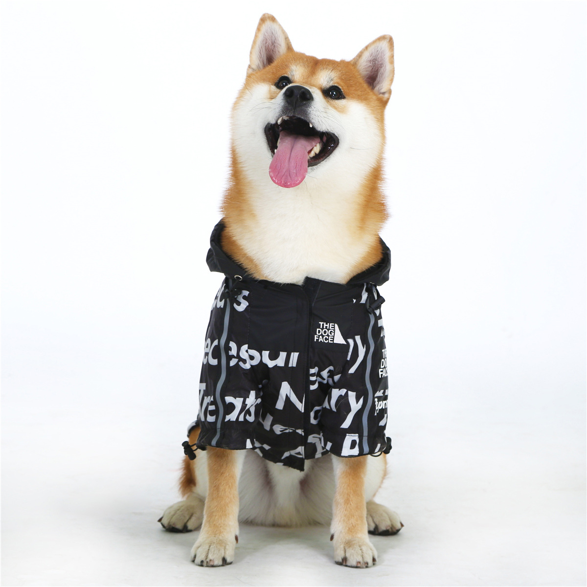 Title 5, Windproof And Rainproof Dog Clothes Large Dog R...