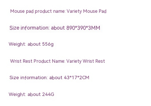 Extra-Large E-Sports Mouse Pad – Thick Desk Mat with Locked Edges for Gaming & Office Use - Image 3