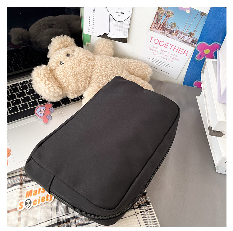 Simple Girl Student Large Capacity Pencil Case — foto 15