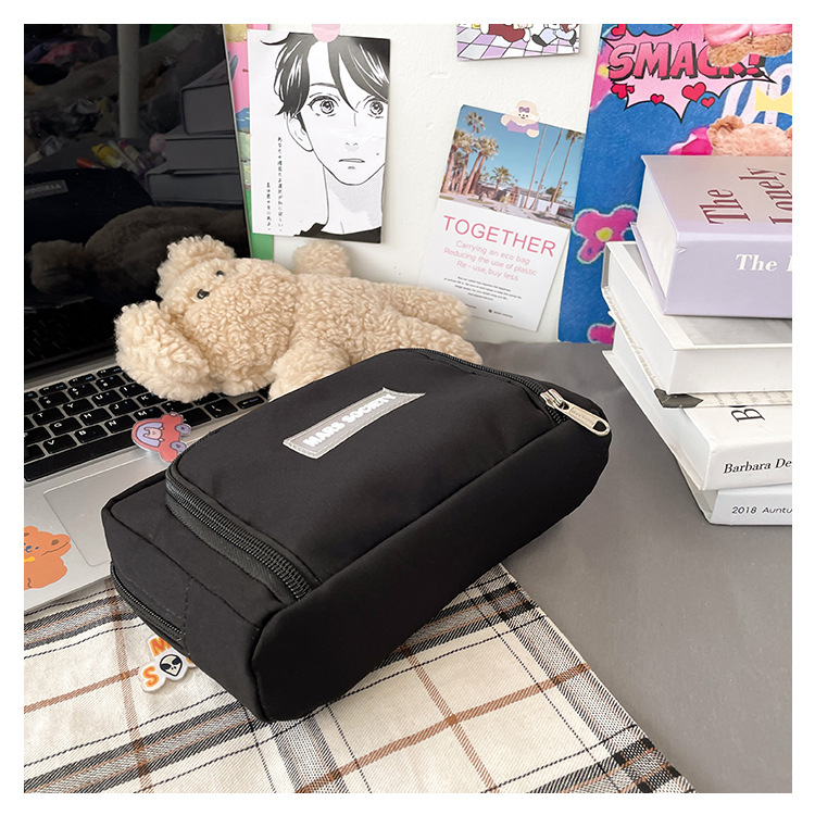 Simple Girl Student Large Capacity Pencil Case — foto 18