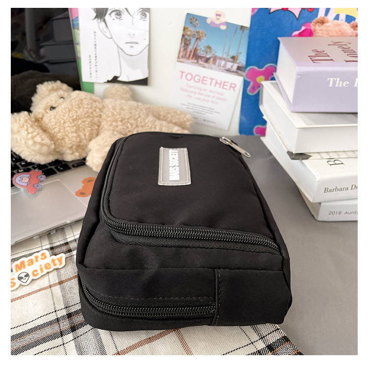 Simple Girl Student Large Capacity Pencil Case — foto 9