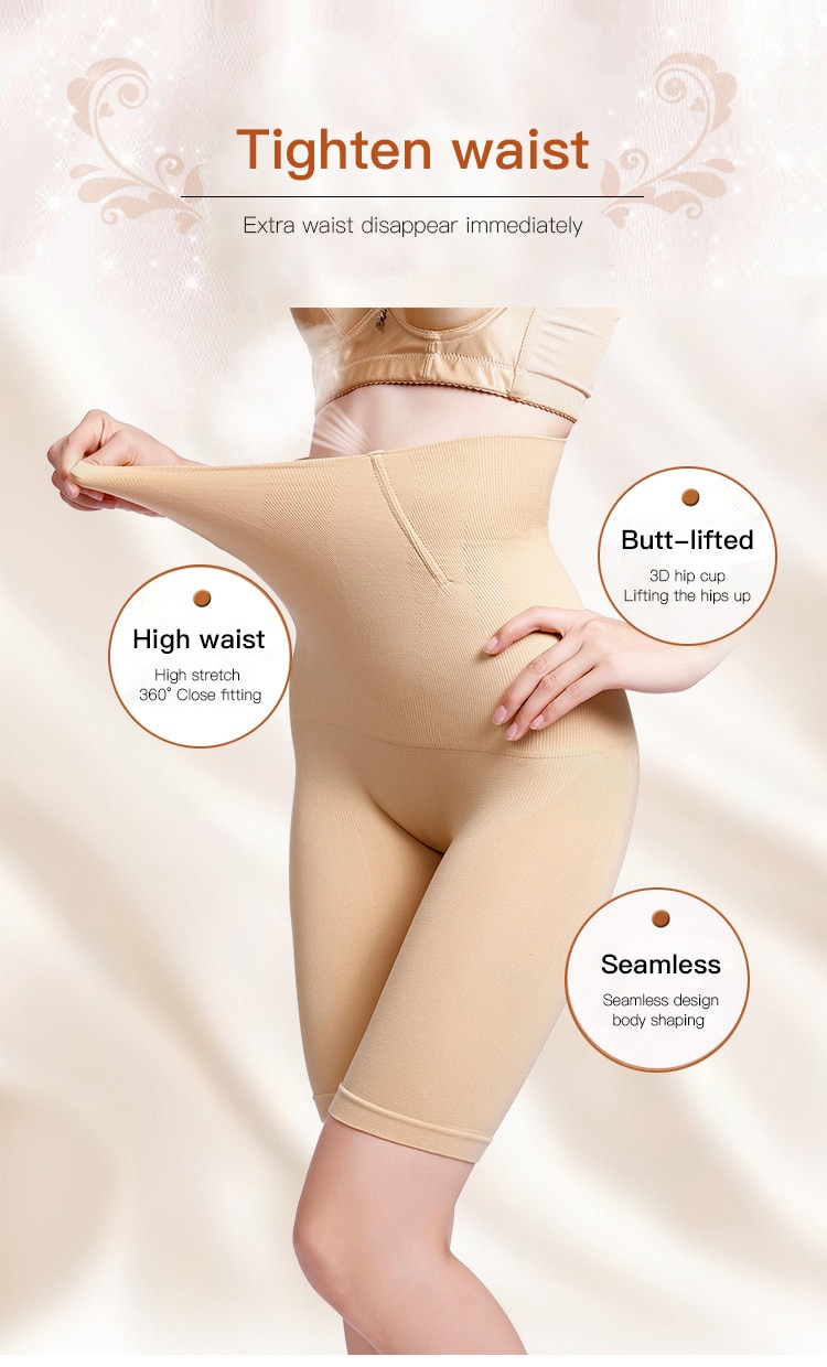 high waist tummy control body shaper