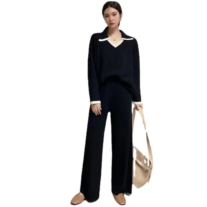 Knitted Wide-Leg Trouser Suit, picture 8 of 9