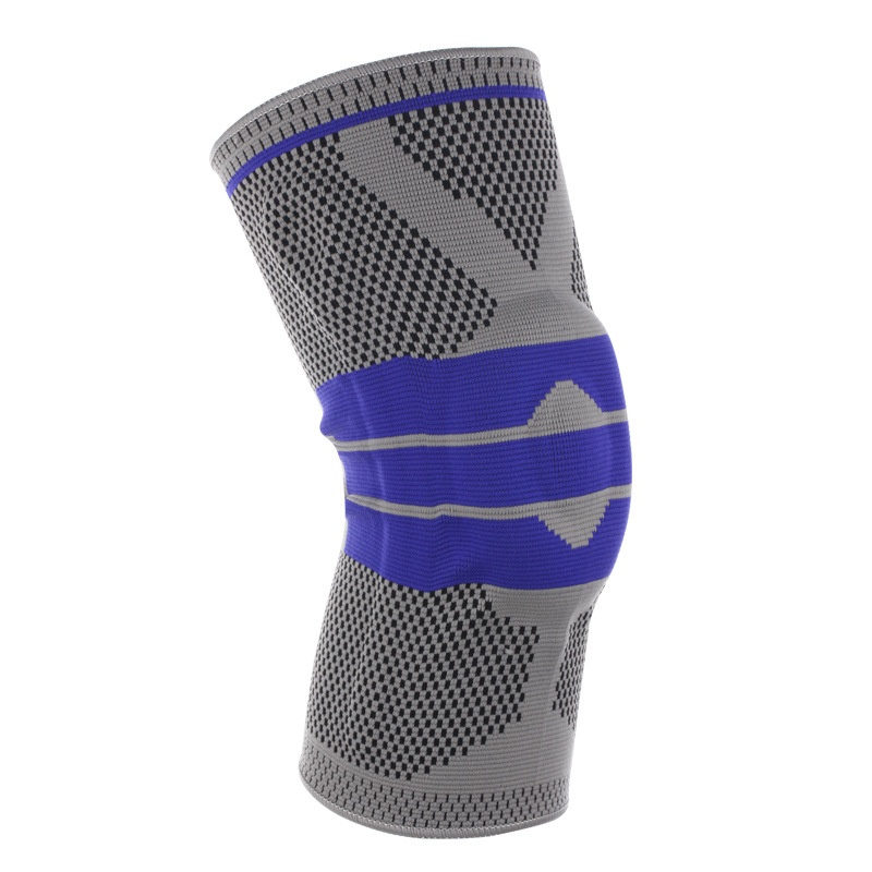 Title 2, Silicone Spring Knitted Knee Pads Running Baske...