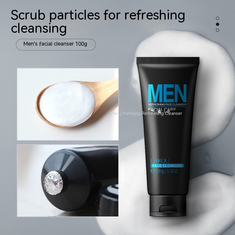 Men's Facial Cleanser Hydrating Mild Non-irritating Deep Cleansing