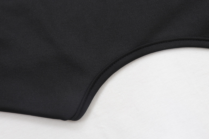 Round Neck Long Sleeve Slim Fit Backless Jumpsuit - Image 15