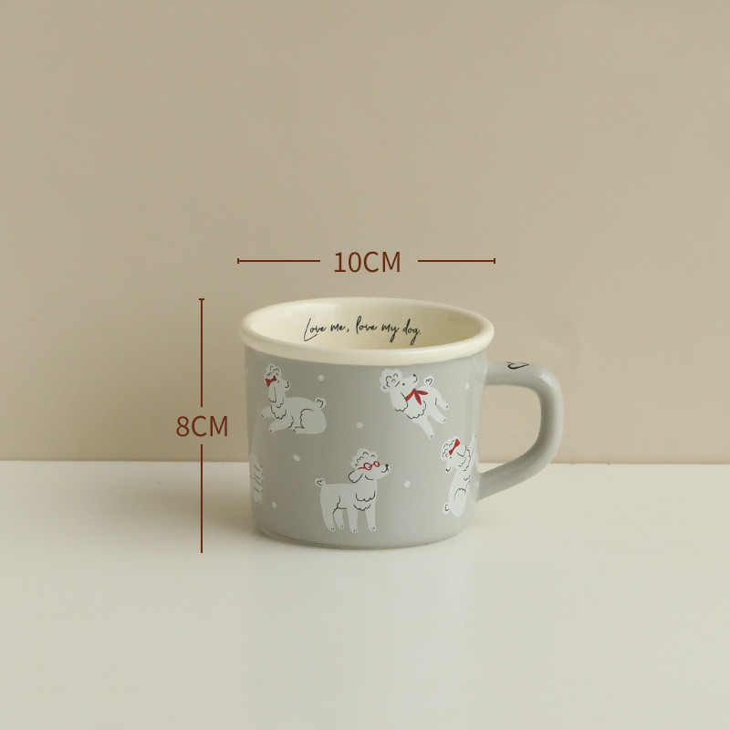 Title 5, Cute Mug Design Water Cup With Handle Household