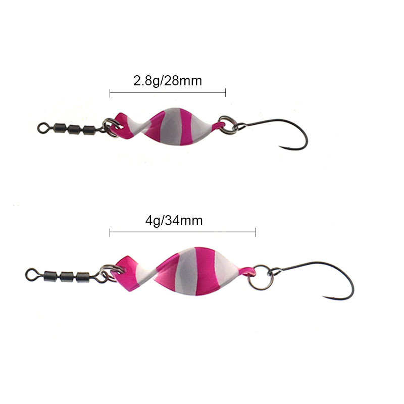 Twisted Metal Trout Fishing Spoon Lures Jigging Baits - Image 12