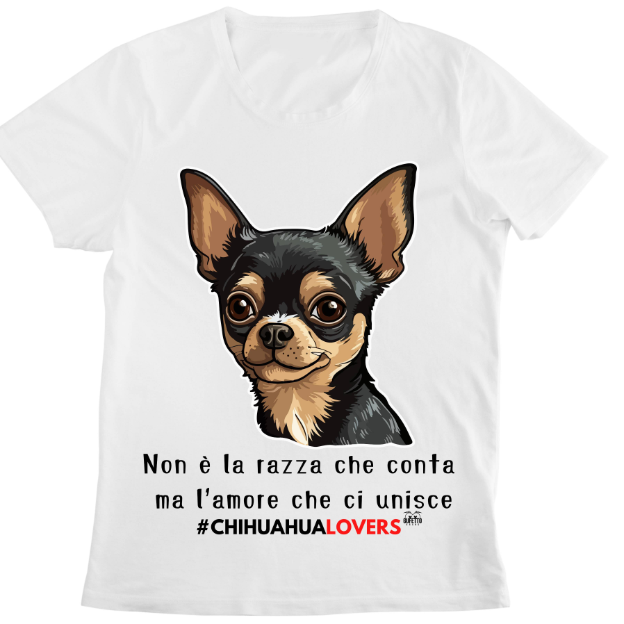 Chihuahua Digital Printing Casual Round Neck Short Sleeves