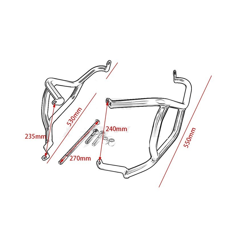 Title 1, Bumper Motorcycle Bumper Engine Protection