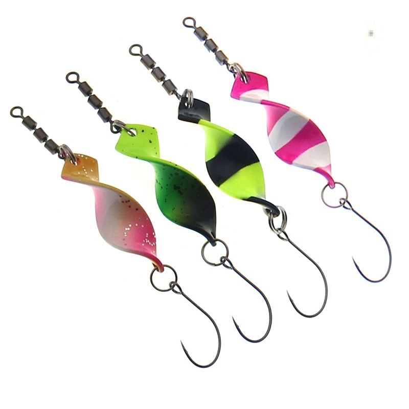 Title 1, Twisted Metal Trout Fishing Spoon Lures Jigging...