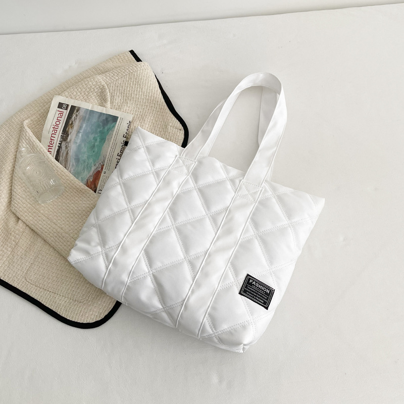 Commuter Hand-carrying Bag Diamond Quilted Big Bag — foto 16