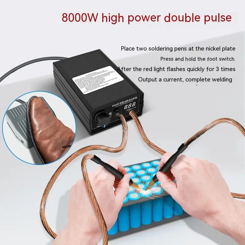 Portable Spot-welder Rechargeable Lithium Battery High Power
