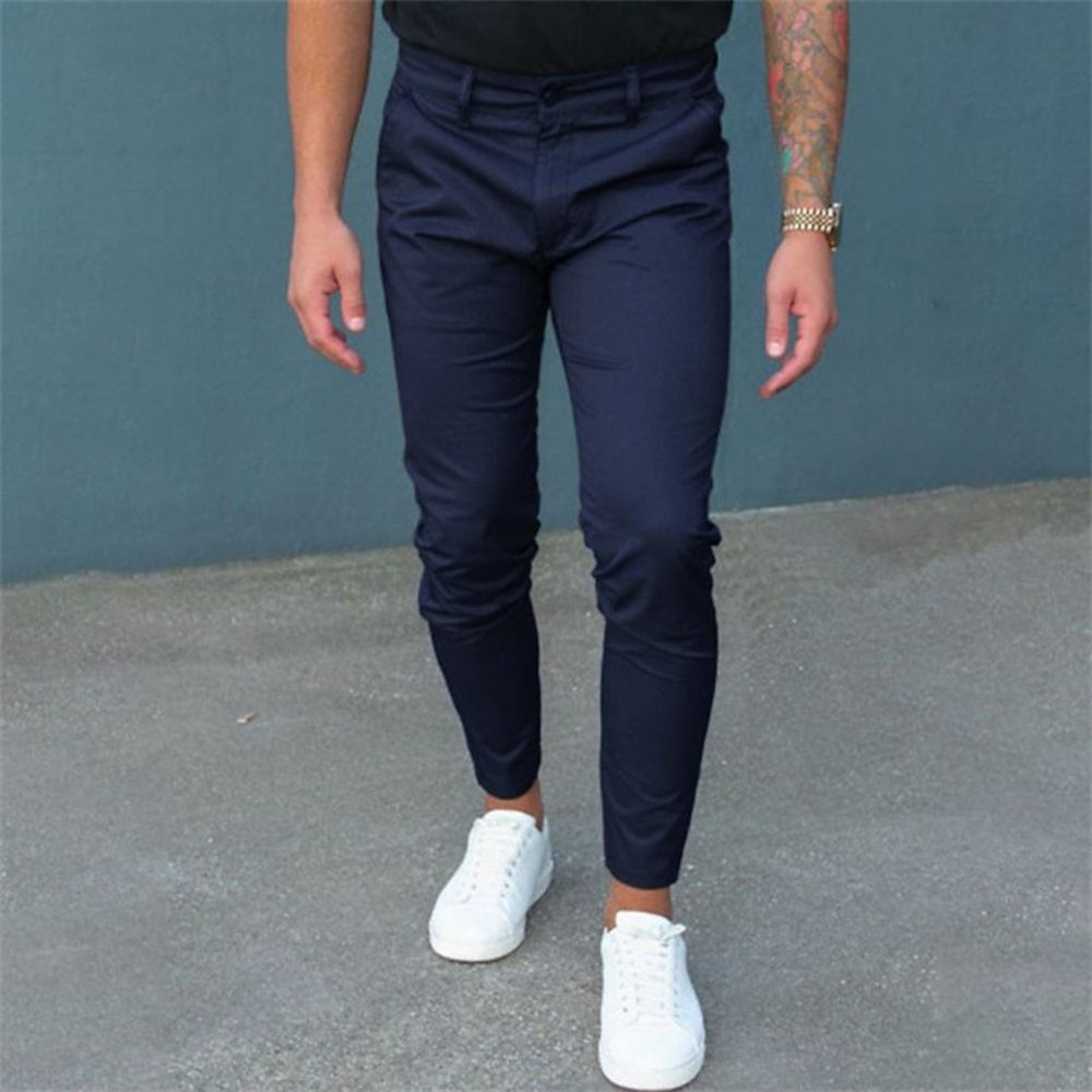 Title 6, Pantalon Slim Fit Européen et Américain avec Fe...