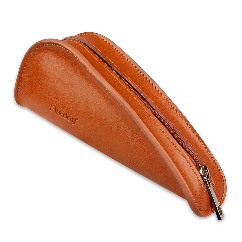 Single Handmade Cowhide Ebony Travel Portable Leather Pouch - Image 22