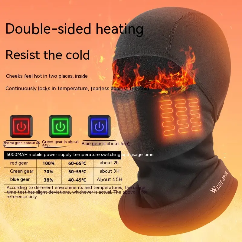 Cycling Heating Hood Winter Warm Face Mask