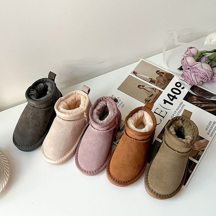 Children's Fur Leather Snow Boots — foto 10