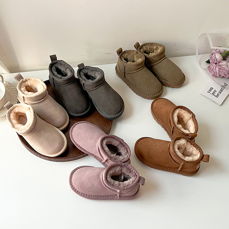 Children's Fur Leather Snow Boots — foto 6