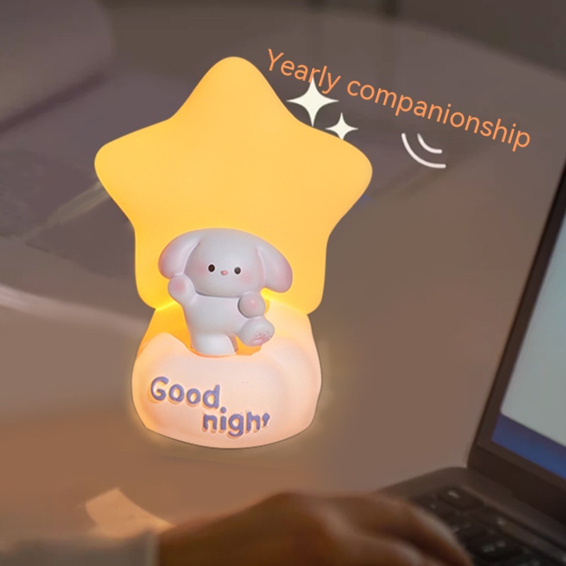 Moon Puppy Night Lamp | Kawaii Style