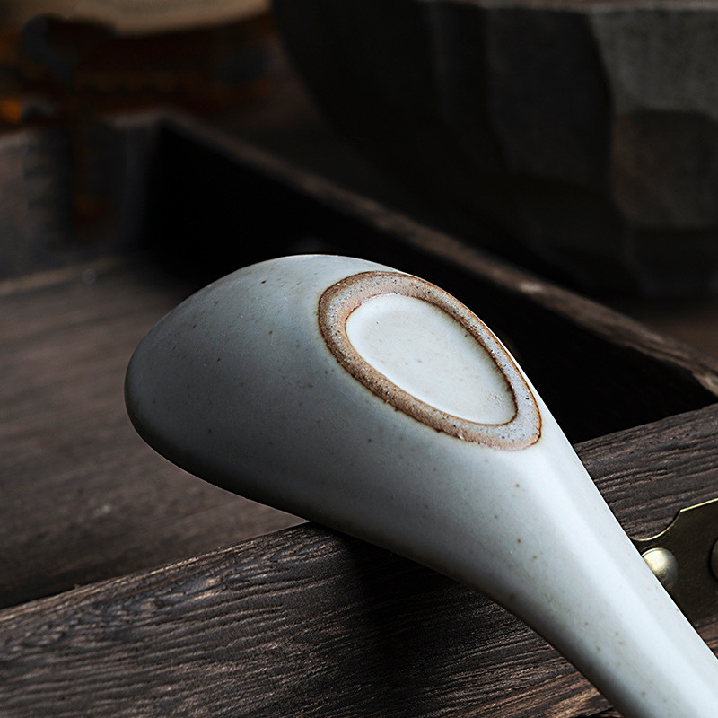 Title 1, Retro Stoneware Small Spoon Household