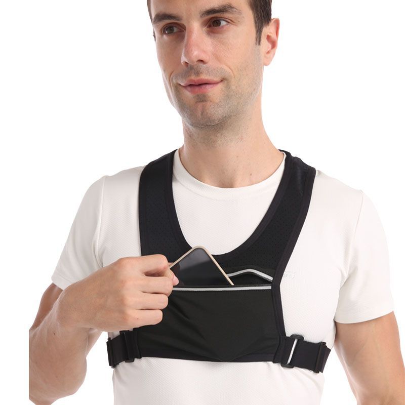Close-fitting Reflective Running Phone Vest Bag — foto 6