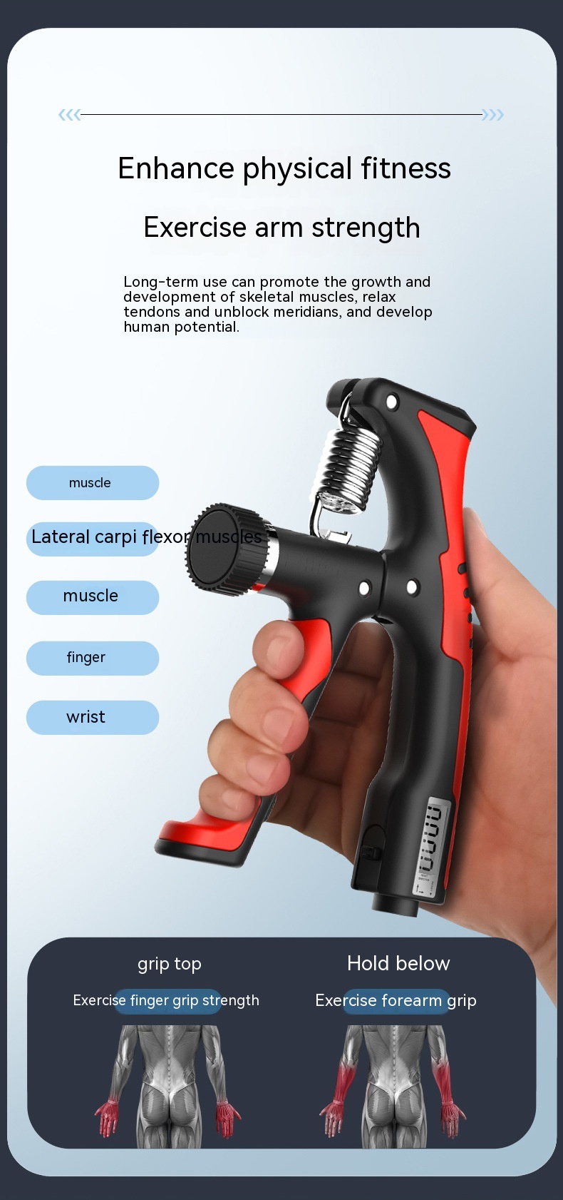 Title 3, Electronic Counting Grip For Men