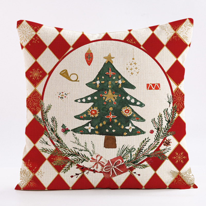 Christmas Letter Printed Pillowcase