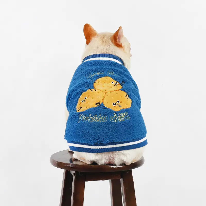 Dog Clothes Fleece-lined Thickened Warm Coat