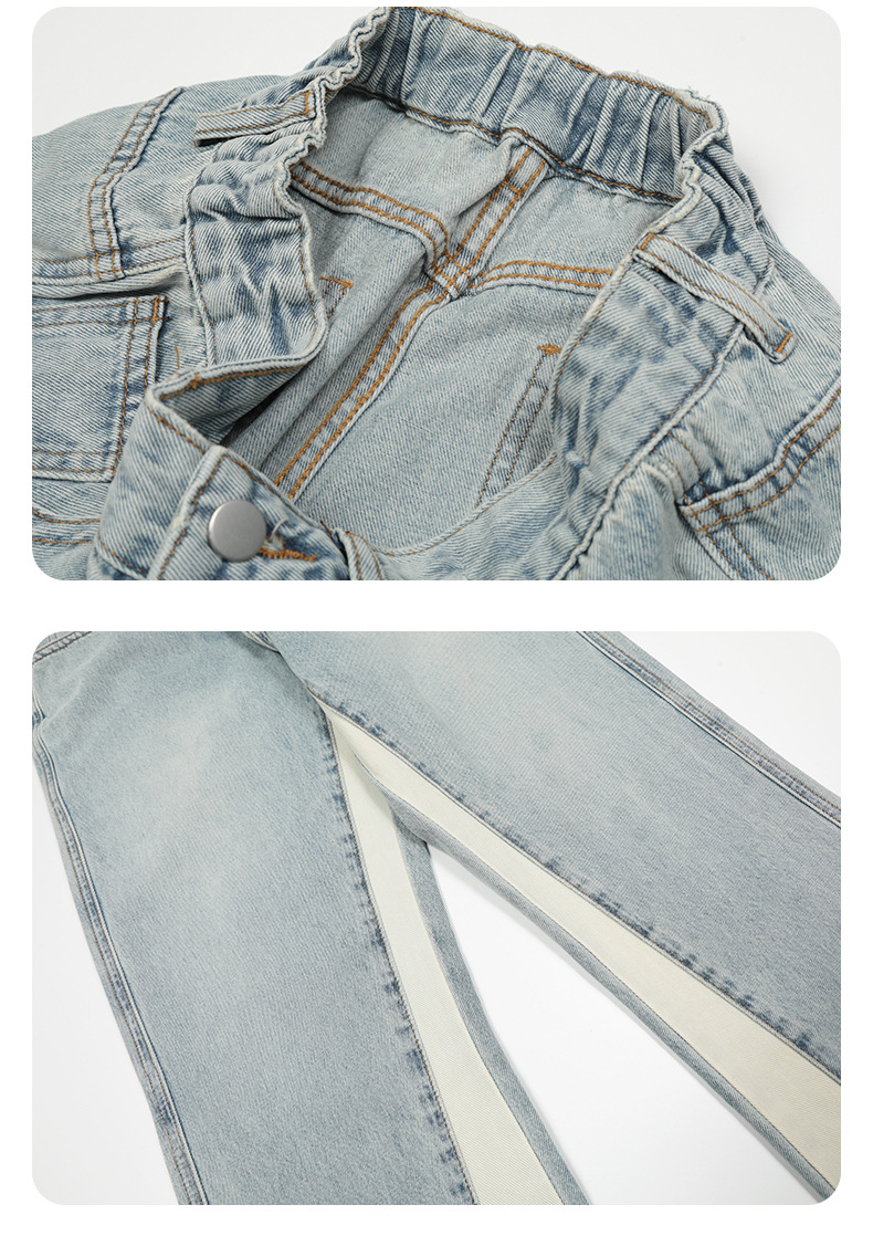 Light-colored Straight Loose Slimming Sense Of Design Niche Wide-leg Pants