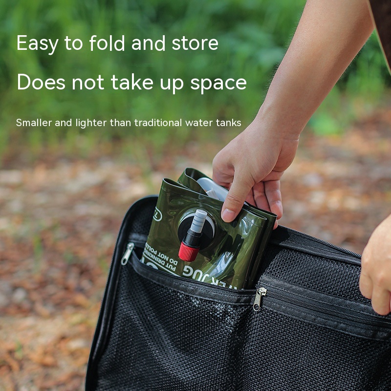Poche à eau pliable 75 L — réservoir d'eau portable 11