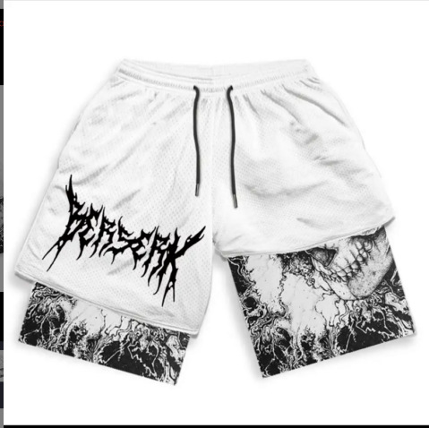 3D Digital Printing Double-layer Beach Pants