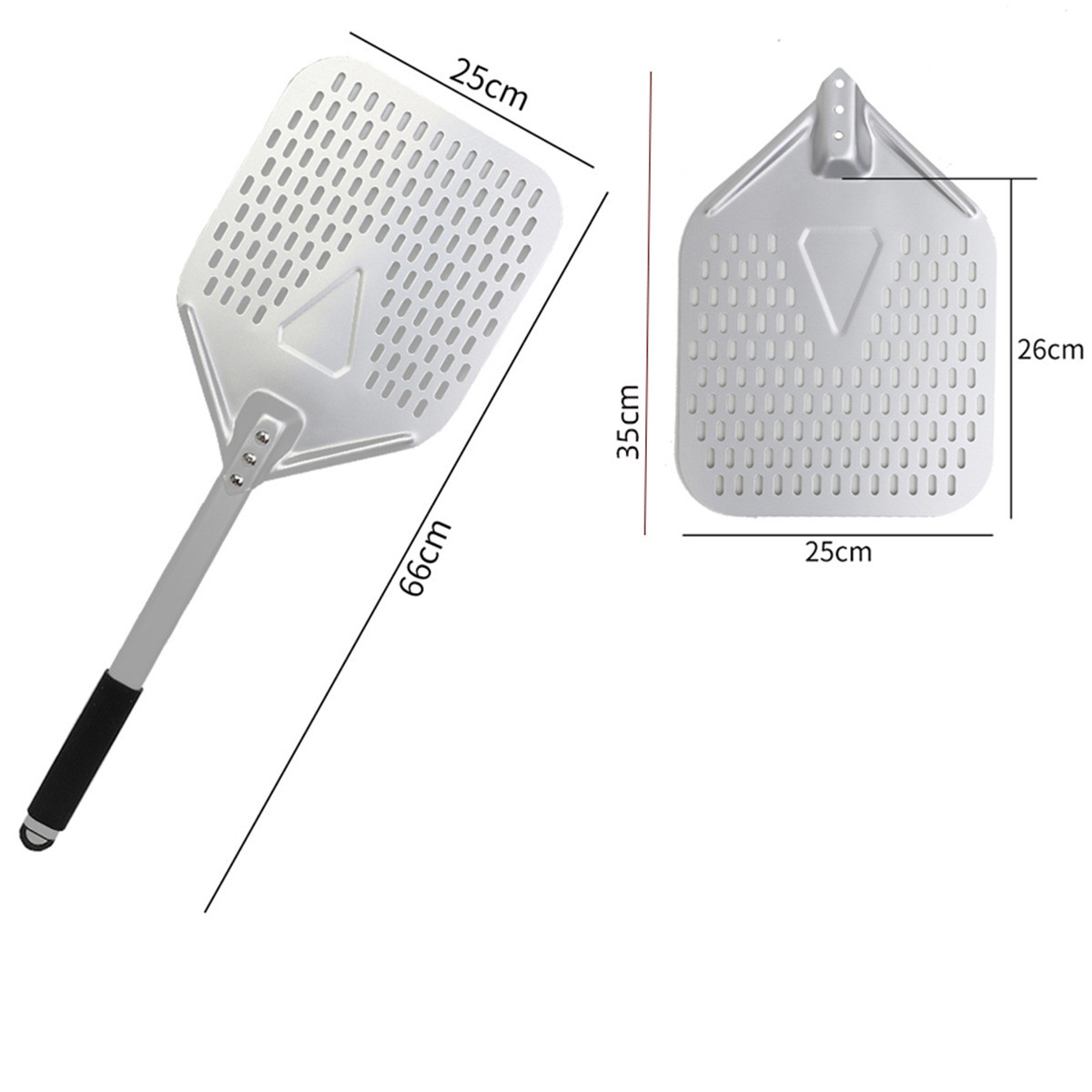 Title 3, 8-inch 10-inch Square Punching Pizza Shovel