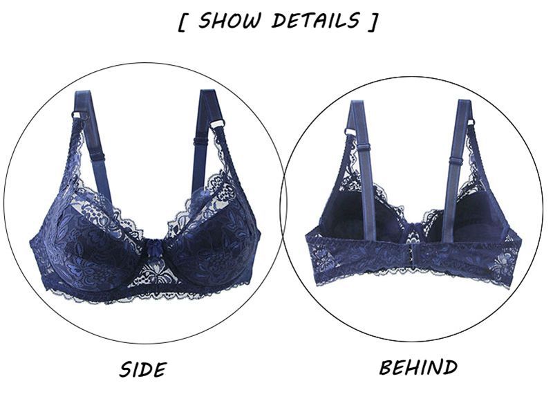 Title 4, Sexy Push Up Bra Lace D Cup Bra Plus Size Plump...